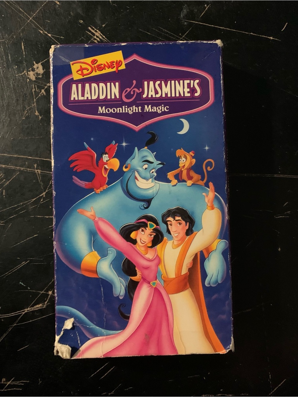 Vintage Disney Aladdin & Jasmine’s Moonlight Magic VHS Tape